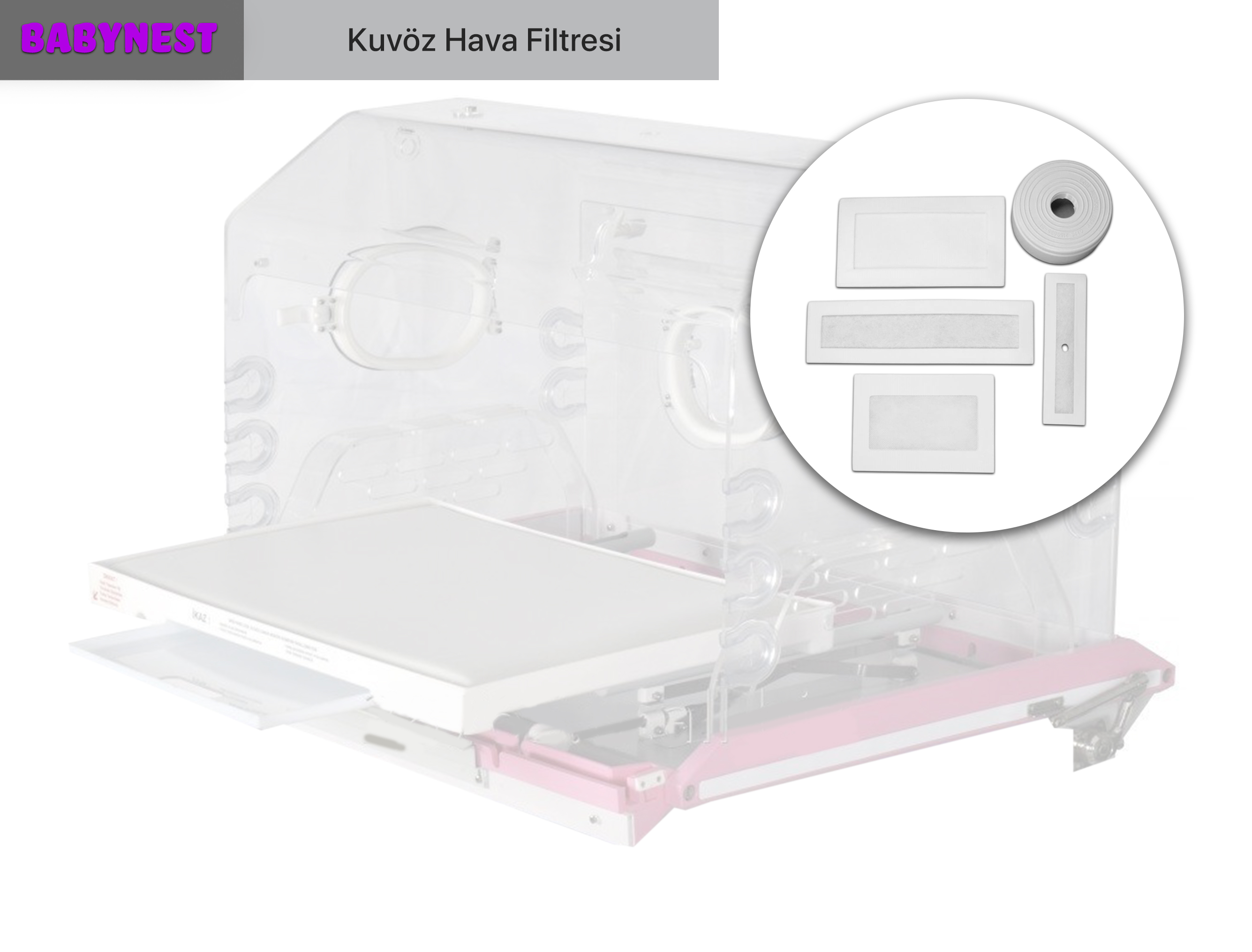 Babynest Kuvöz Hava Filtresi