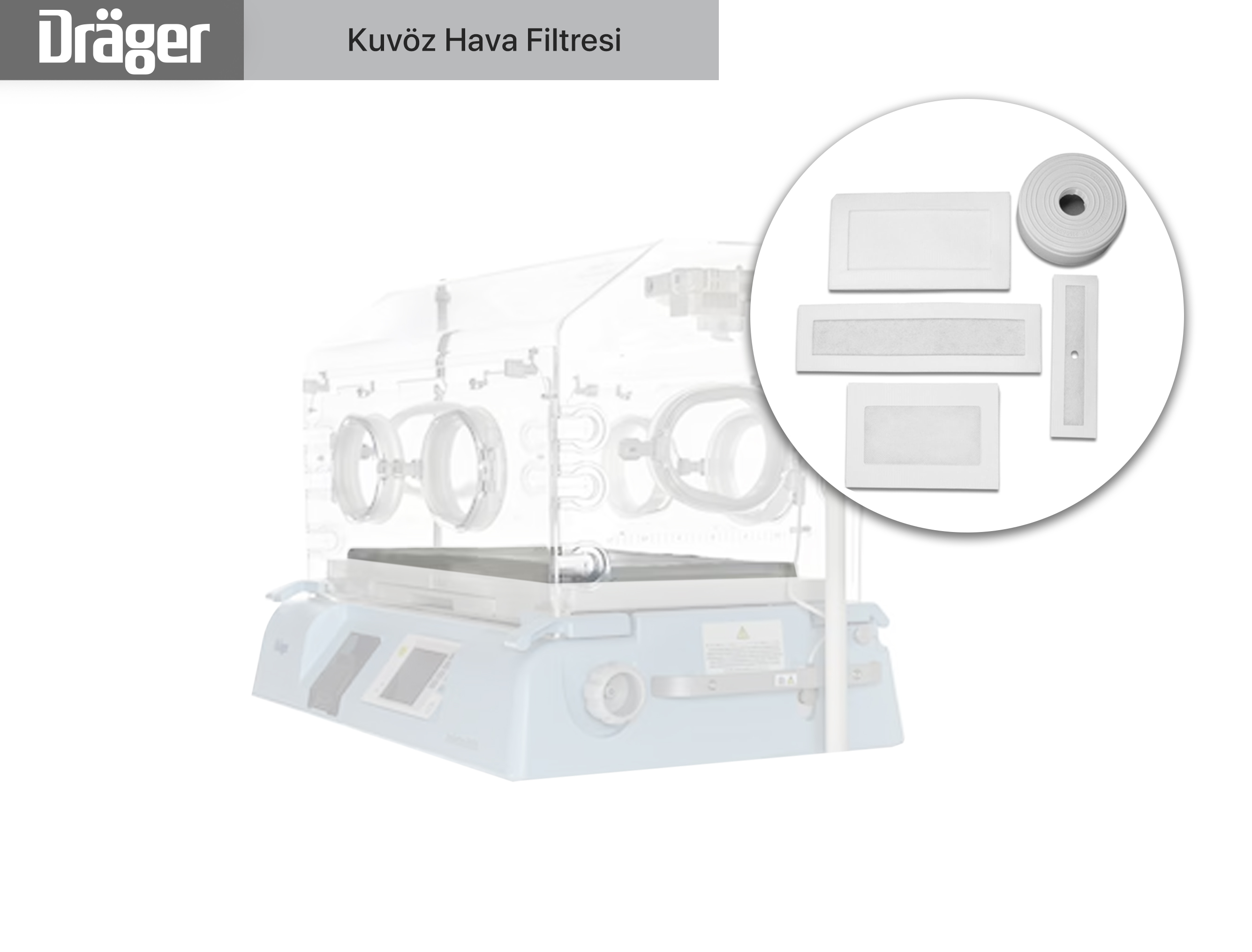 Drager Kuvöz Hava Filtresi